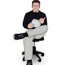 Illustration of Brian Huba